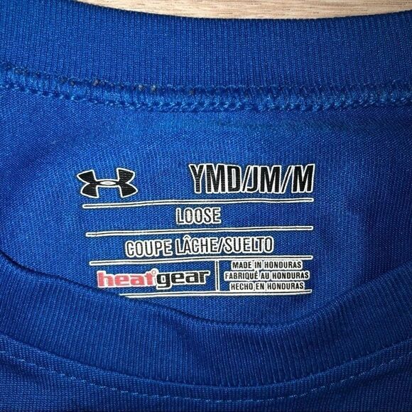 Under Armour Boys Blue T Shirt size M, loose fit - Picture 3 of 3